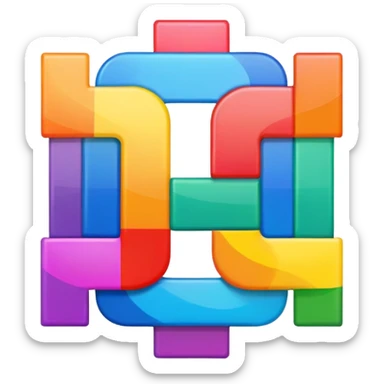 A rainbow swastika sticker