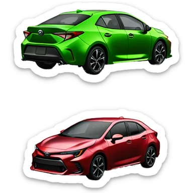 2023 Toyota GR Corolla  stright to jamaica sticker