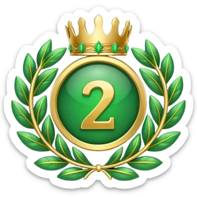 The number that took 22nd place was decorated with an imperial laurel wreath sticker