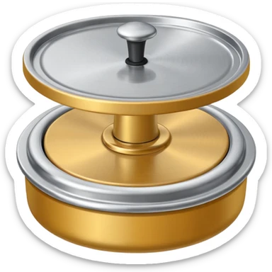 Pot Lid with a knob  sticker