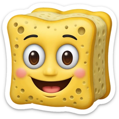 Bob esponja tierno sticker