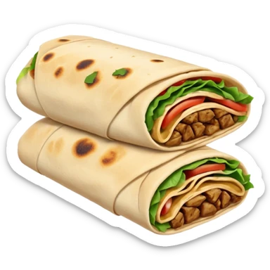 small shawarma sticker