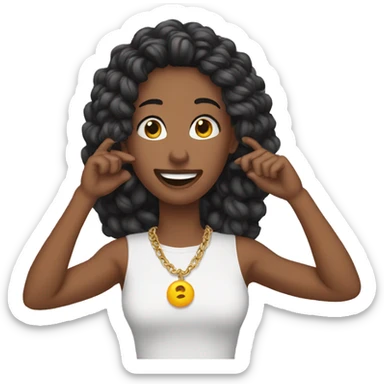 Lyric videos emoji sticker