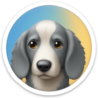 Blue tick in circle sticker