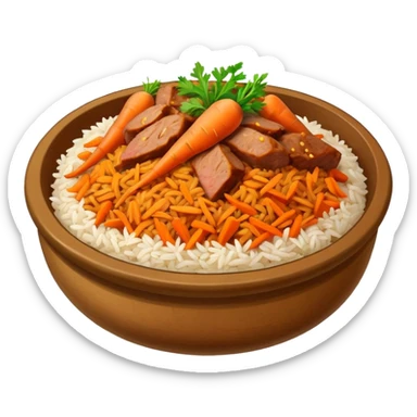 uzbek plov sticker