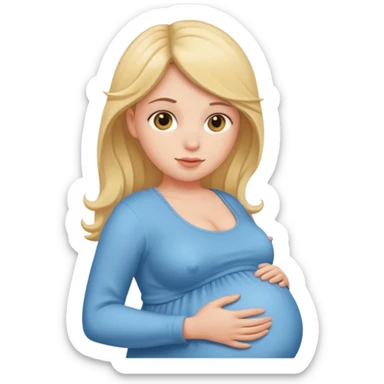 Pregnant Argenti from Honkai Star Rail sticker