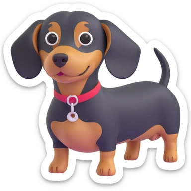 dachshund dog sticker