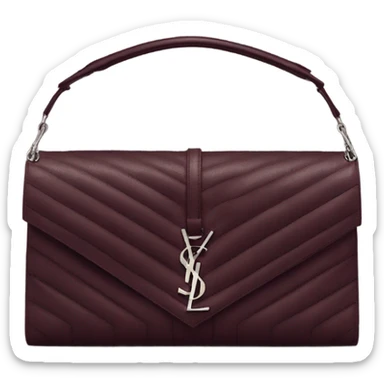 Burgundy bags saint laurent sticker