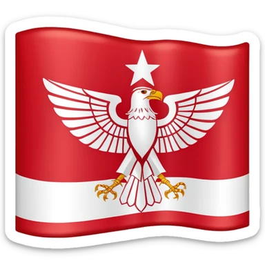 Anceint assyrian flag sticker