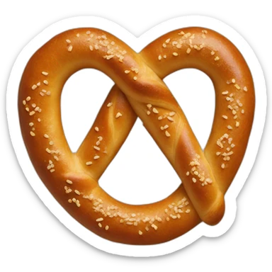 pretzel sticker