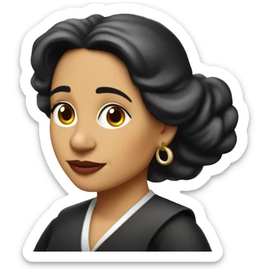 Lola Rodríguez de Tió was the first Puerto Rican-born woman poet to establish herself a reputation as a great poet throughout all of Latin America sticker