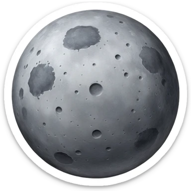 Mercury is a round planet sticker