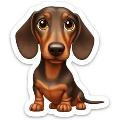 dachshund sticker