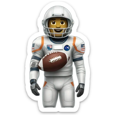 Astronauts football Tampa Bay sticker