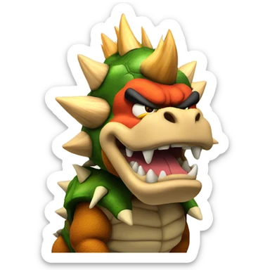 Bowser sticker