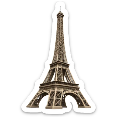 Eiffel tower Paris sticker