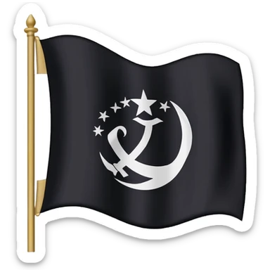 Taliban flag sticker