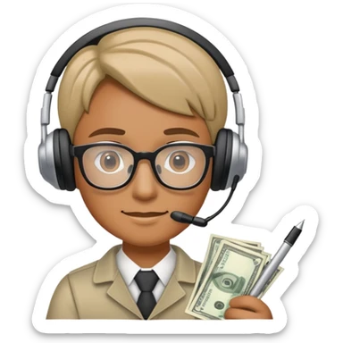 Cash-copywriter sticker