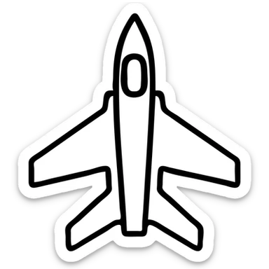 Ukrainian military fighter aircraft with swept-back wings and cockpit sticker