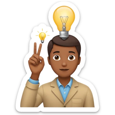 Create a emoji for this quote “Do not fear to be eccentric in opinion, for every opinion now accepted was once eccentric.” emoji it should symbolises or describe it's meaning  sticker
