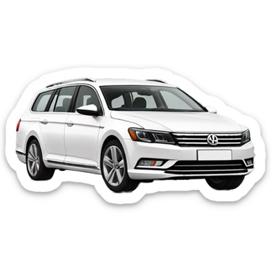 Passat b8 Kombi weiß sticker