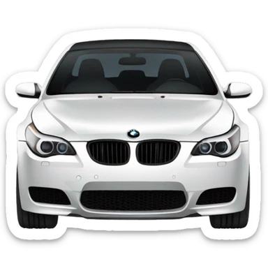 Bmw car black m5 e60  sticker