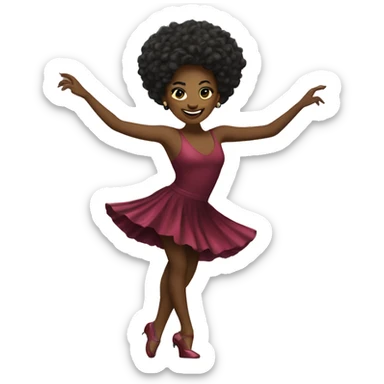 Jazz dancer sticker
