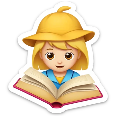 a storybook for kid sticker