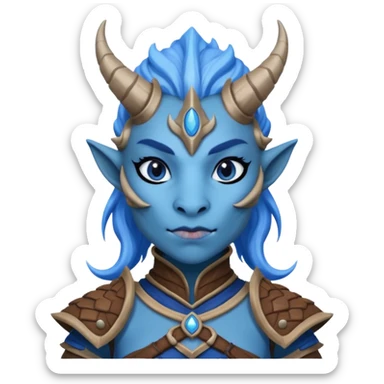 Female dragonborn  sticker