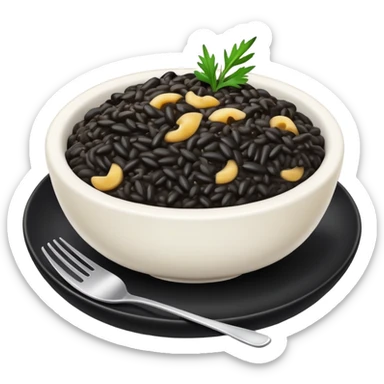 black risotto sticker