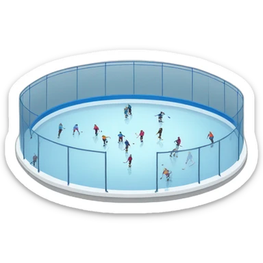 ice rink sticker
