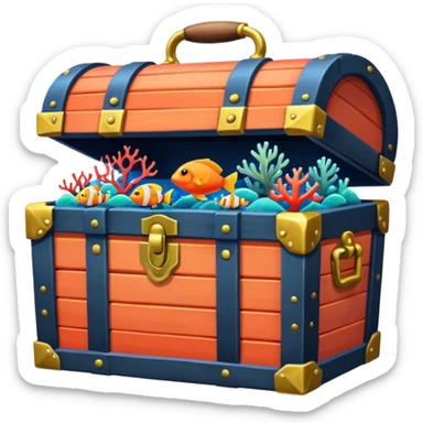 Coral Reef Treasure sticker