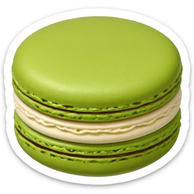 Green Macaroon sticker