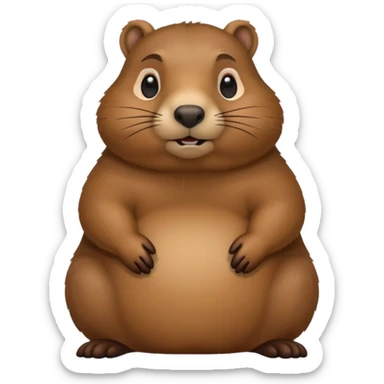 groundhog sticker