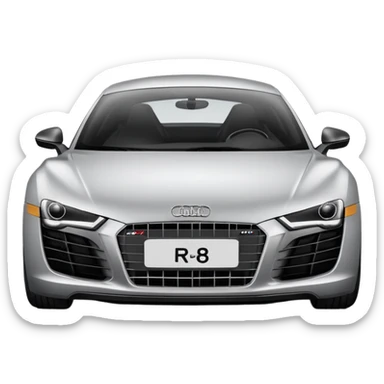 audi r8 sticker
