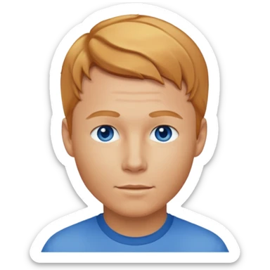 Brian Littrell with reddish blonde hair sticker