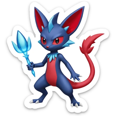 Scizor-Weavile-Sneasel-fusion (full body) sticker
