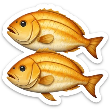 roasted fish sticker