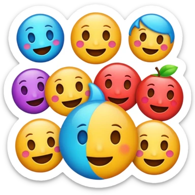 Aesthetic emoji sticker