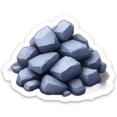 pile of cobalt ore sticker