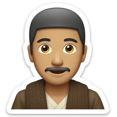 japaneese moroccan guy sticker