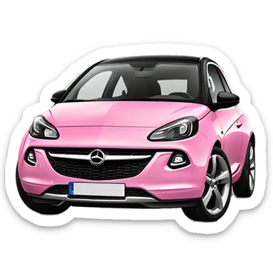 opel adam rocks pink sticker