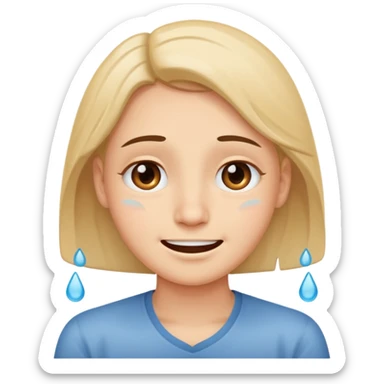 Feliz y triste sticker