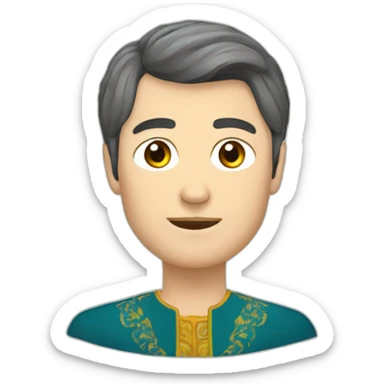 Kurt is a traditional product that belongs to the Kazakh culture sticker