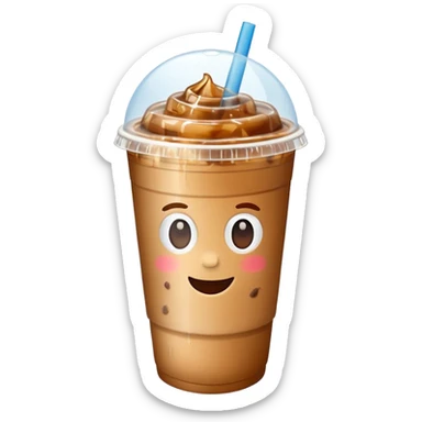 takeout ice coffee sticker