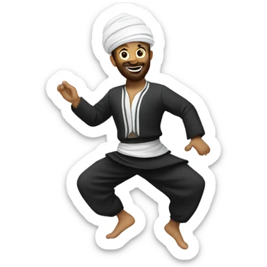 Dancing dabke sticker