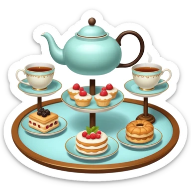 tea party sticker
