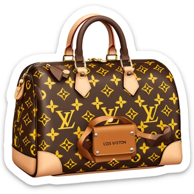louis vuitton bag sticker