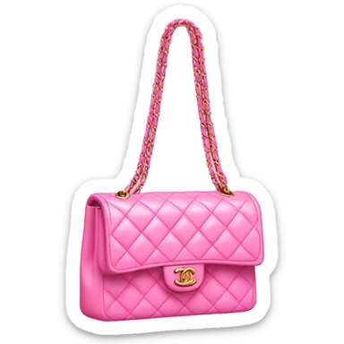 Chanel bag pink sticker