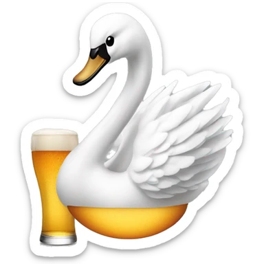 Swan Draught Beer sticker